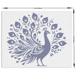 Royal Peacock Wall Frame Reflective Mandala Style Feathers In Premium Art premium sticker image view 5