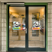 Cute Push Pull Direction Sticker Set Waterproof Matte Door Stickers Pack Of 2 Copy premium product image view 2