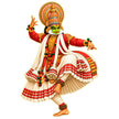 Kathakali Classical Dance Waterproof Matte Vinyl Sticker by STIXY