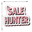 Sale Hunter Bill Payer Waterproof Phone Sticker Set Fun His Hers Couple Design premium sticker product image 5