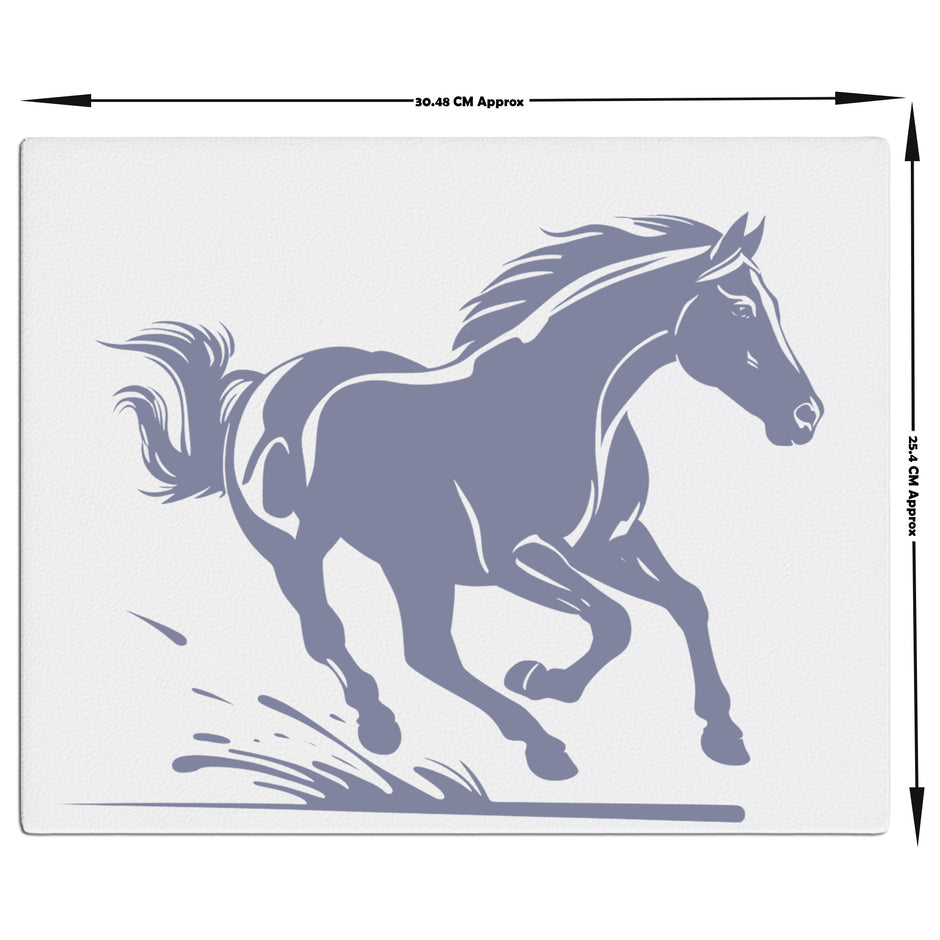 Running Horse Wall Frame Reflective Power Energy Artwork For Motivation premium sticker image view 5