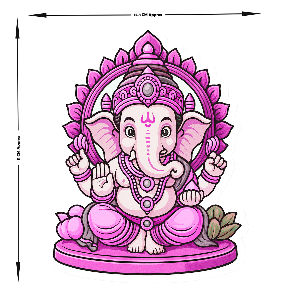 Waterproof Lord Ganesha Sticker Spiritual Decal Copy premium sticker product image 5