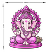 Waterproof Lord Ganesha Sticker Spiritual Decal Copy premium sticker product image 5