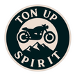 TON UP SPIRIT STICKER – VINTAGE CAFE RACER BIKE DECAL premium sticker product image 1