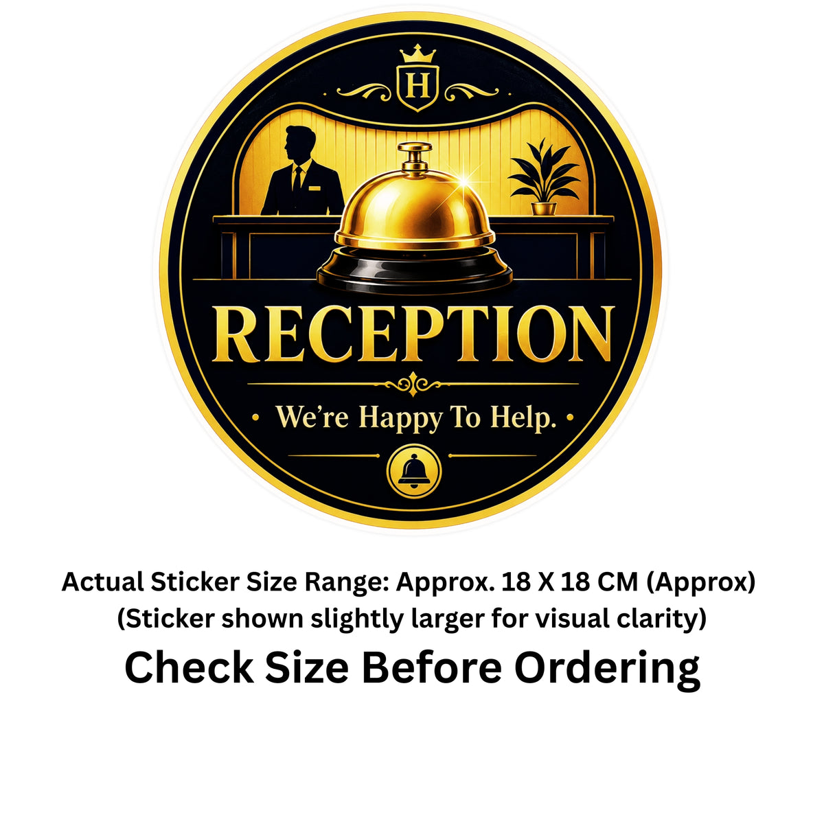 Drinking Water Sign Sticker 18Cm Waterproof Matte Vinyl Stixy Copy premium vinyl sticker image 427