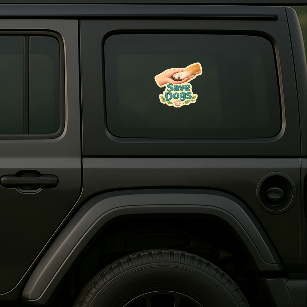 Save Animals Cute Pets Awareness Sticker 18Cm Matte Vinyl Stixy Copy high-quality product image angle 4