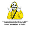 Namaste Greeting Sticker 18Cm Waterproof Matte Vinyl Stixy Copy premium vinyl sticker image 585