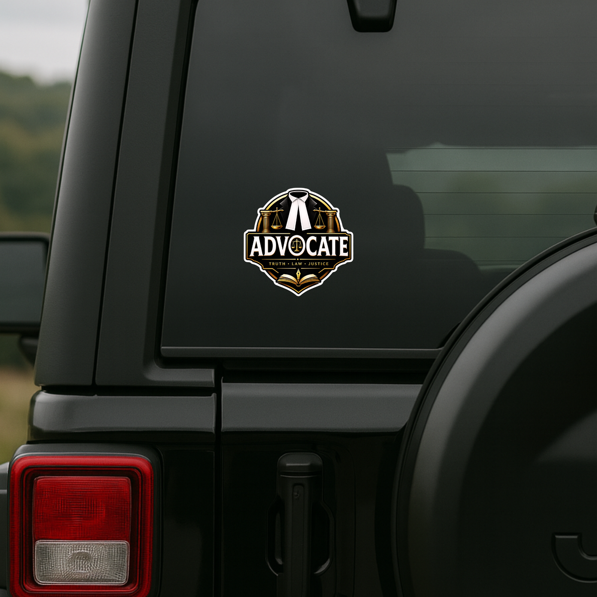 Vakil Shield Emblem Sticker 12Cm Waterproof Matte Vinyl Stixy Copy high-quality product image angle 4