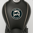 Biker Brotherhood Sticker Skull And Piston Design Decal Copy premium sticker product image 4