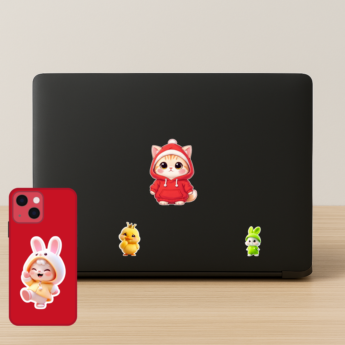 Human Dog Paw Bond Sticker 18Cm Matte Vinyl Stixy Copy high-quality product image angle 2