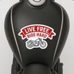 Made In India Ride With Pride Sticker Patriotic Bike Decal Copy premium sticker product image 4