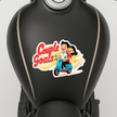 Born To Rule The Roads Sticker Royal Motorcycle Attitude Decal Copy premium sticker product image 3