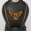 Desi Rider Sticker Skull Biker Decal For Motorcycle Lovers Copy premium sticker product image 6