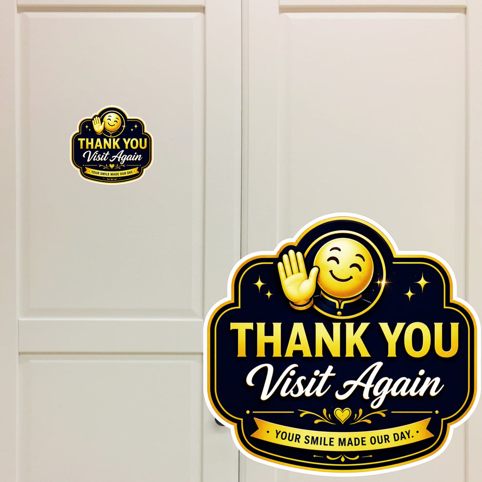 Reception Sign Sticker 18Cm Waterproof Matte Vinyl Stixy Copy premium vinyl sticker image 423
