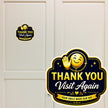 Reception Sign Sticker 18Cm Waterproof Matte Vinyl Stixy Copy premium vinyl sticker image 423