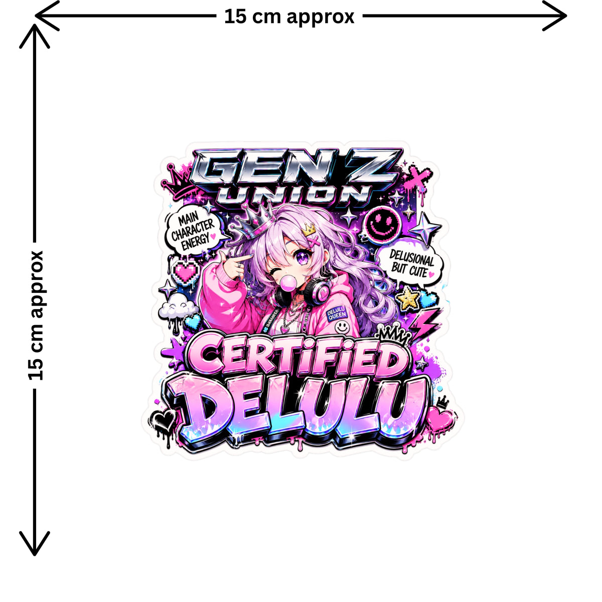 Warning Gen Z Detected Sticker 18 19 Cm Funny Gamer Meme Warning Sign Waterproof Matte Vinyl Stixy Copy premium vinyl sticker image 201
