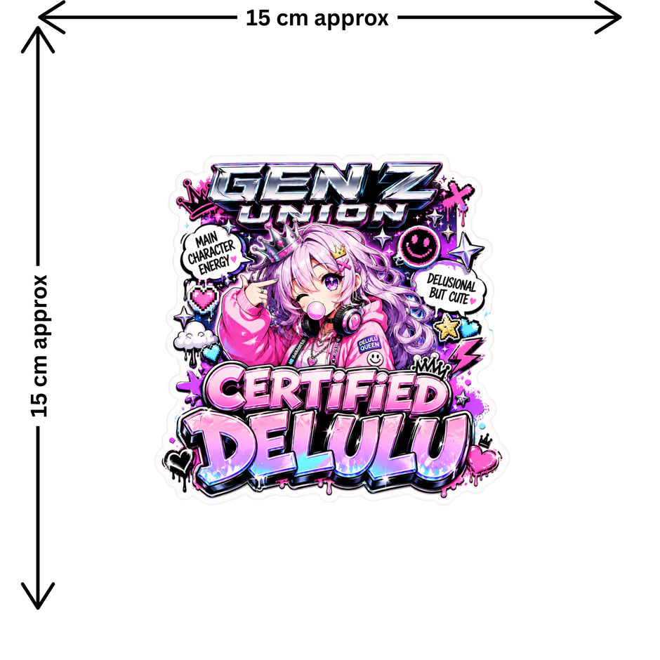 Warning Gen Z Detected Sticker 18 19 Cm Funny Gamer Meme Warning Sign Waterproof Matte Vinyl Stixy Copy premium vinyl sticker image 201