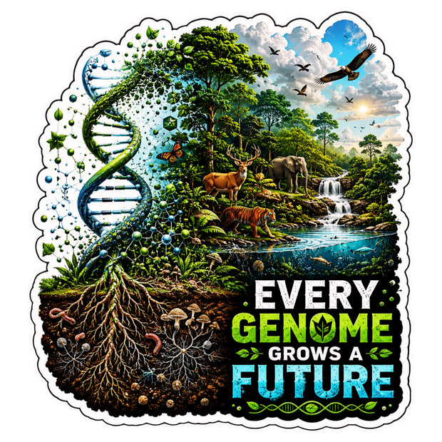 Every Genome Grows a Future Sticker 18 × 19 cm | Genetics & Agricultural Biotechnology Waterproof Matte Vinyl – STIXY premium vinyl sticker image 96