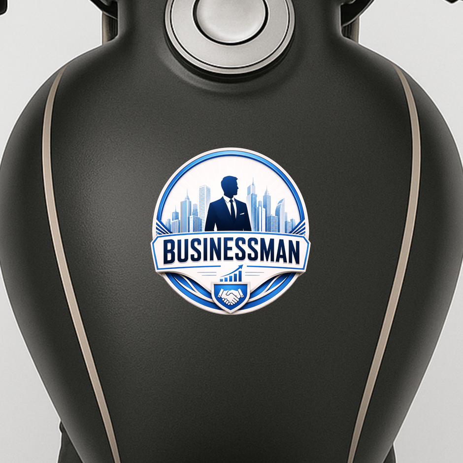 Mechanic Garage Badge Sticker 14Cm Waterproof Matte Vinyl Stixy Copy high-quality product image angle 5
