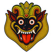 Traditional Red Yellow Nazar Battu Evil Eye Protection Waterproof Matte Vinyl Sticker by STIXY