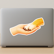 Earth Paw Print Eco Sticker 18Cm Matte Vinyl Stixy Copy high-quality product image angle 1