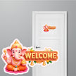 Lord Ganesha Welcome Sticker 17 18 Cm Divine Entrance Decor Waterproof Matte Vinyl Stixy Copy premium vinyl sticker image 342