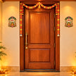 Shubh Labh Auspicious Kalash Sticker Pair on Main Entrance Door for Diwali Decoration and Vastu Home Decor