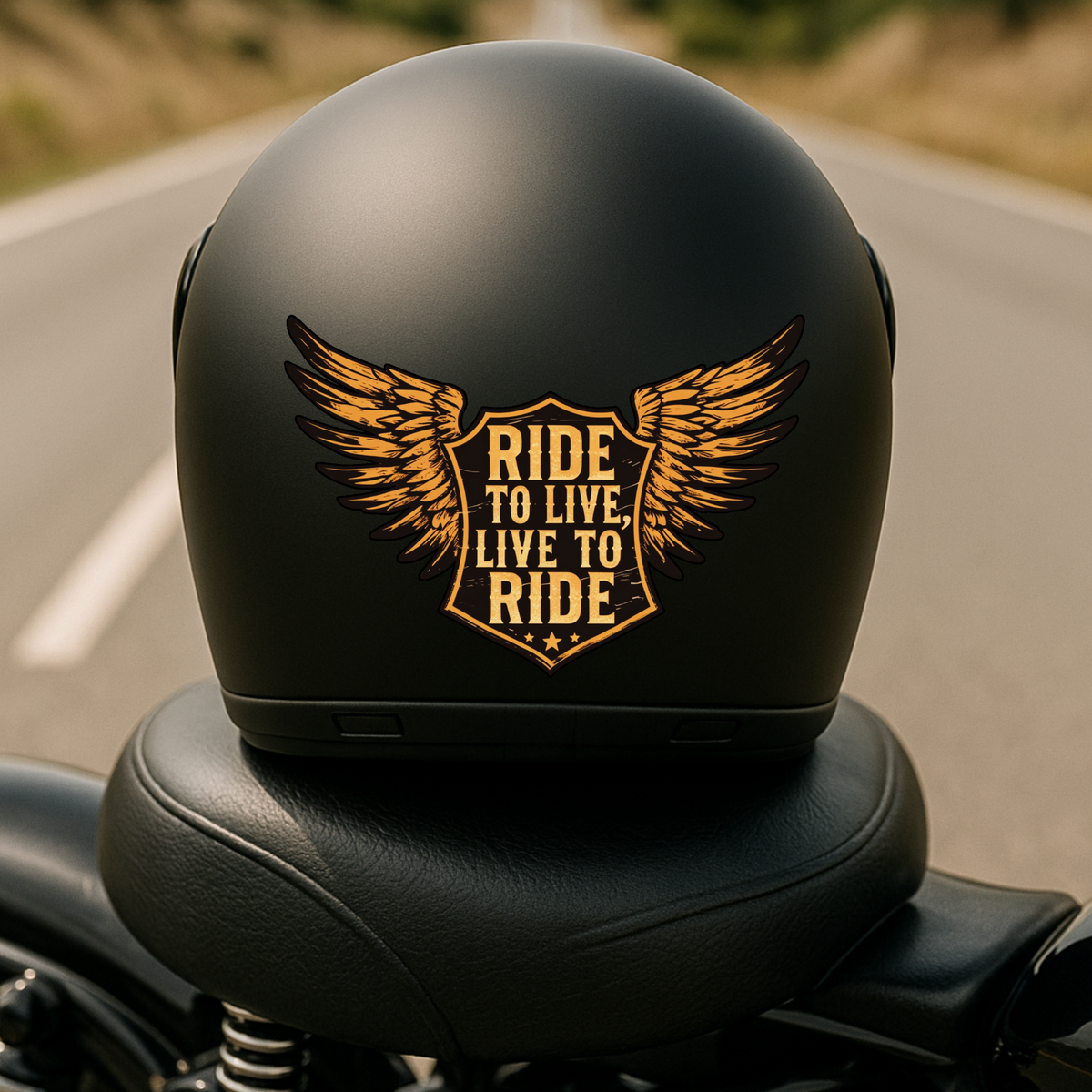 Desi Rider Sticker Skull Biker Decal For Motorcycle Lovers Copy premium sticker product image 7