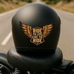 Desi Rider Sticker Skull Biker Decal For Motorcycle Lovers Copy premium sticker product image 7