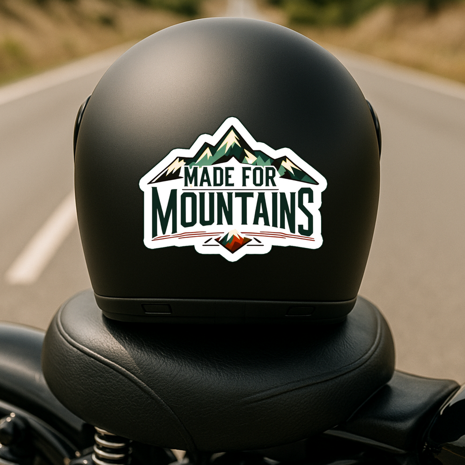 Conquered Ladakh Sticker Mountain Rider Badge Decal Copy premium sticker product image 8