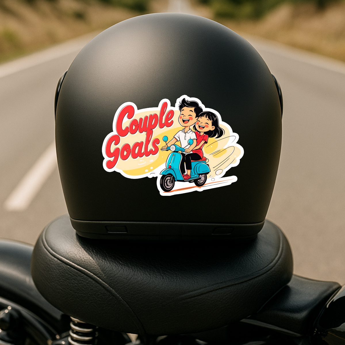 Born To Rule The Roads Sticker Royal Motorcycle Attitude Decal Copy premium sticker product image 4