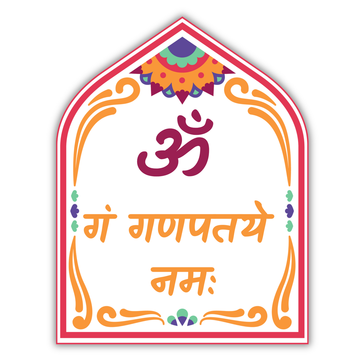 Waterproof Lord Ganesha Sticker Spiritual Decal Copy 3 premium sticker product image 2
