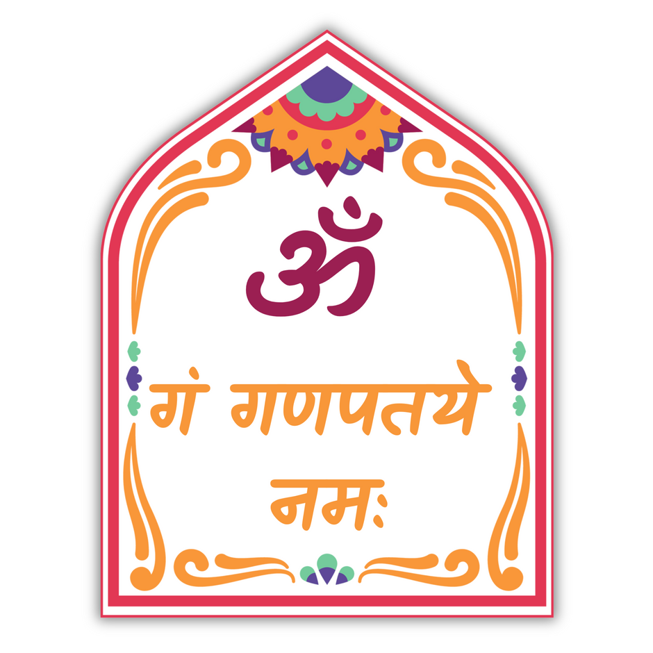 Waterproof Lord Ganesha Sticker Spiritual Decal Copy 3 premium sticker product image 2
