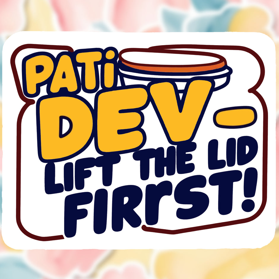 Pati Dev – Lift the Lid First Sticker premium product image 1