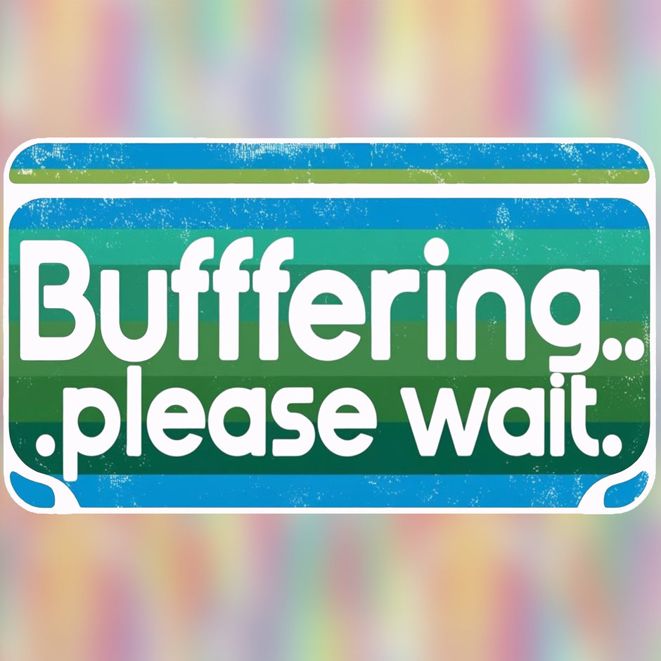 Buffering.. Please Wait Sticker premium product image 1