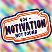 404 – Motivation Not Found Sticker premium product image 1