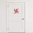 Swastik Symbol Sacred Hindu Vinyl Sticker premium product image 2