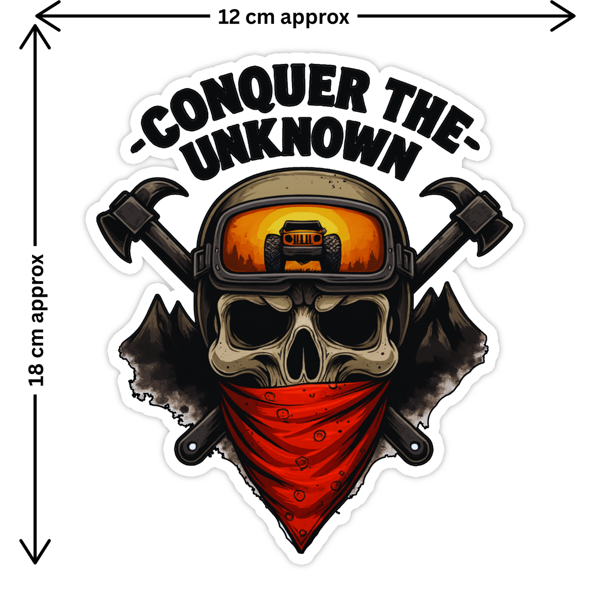 Waterproof Never Stop Exploring Jeep Sticker Adventure Car Bike Decal Copy premium sticker product image 2