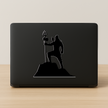 Lord Shiva On Mountain Silhouette Waterproof Sticker Mahadev Trishul Design premium vinyl sticker product image 2
