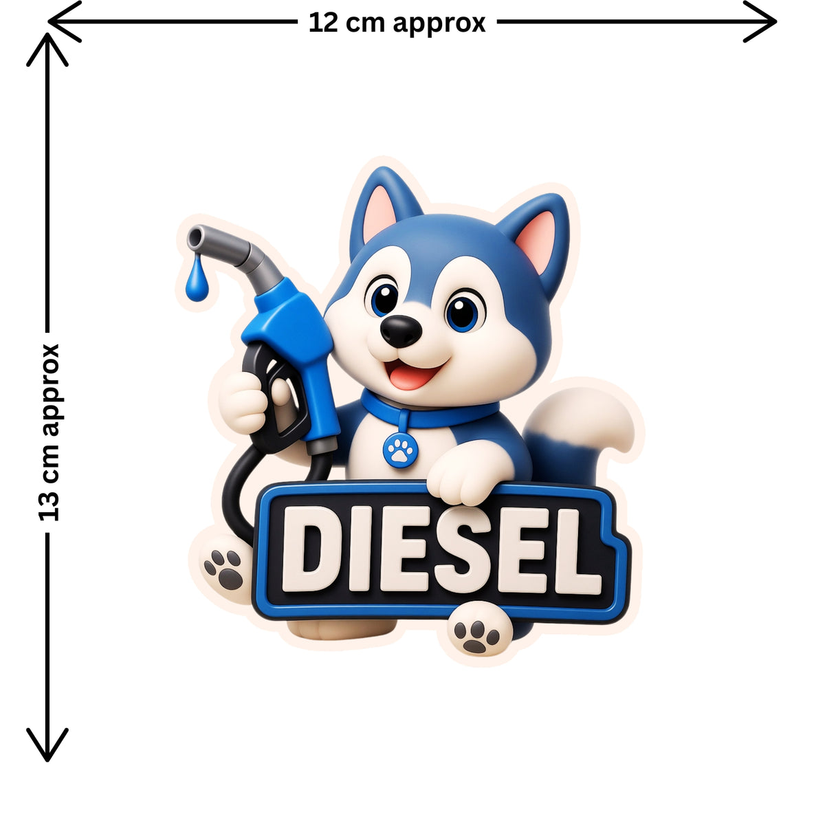 Diesel Bull Sticker 13 13 Cm Powerful Fuel Nozzle Cartoon Design Waterproof Matte Vinyl Stixy Copy premium vinyl sticker image 258