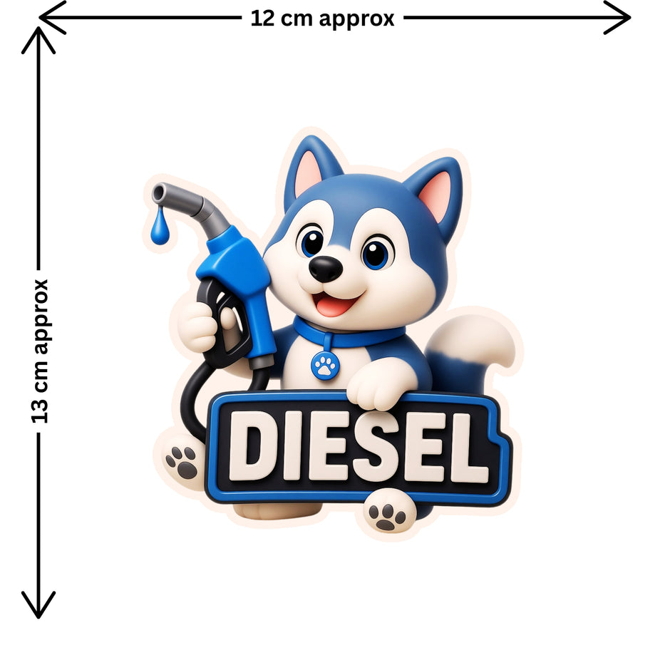 Diesel Bull Sticker 13 13 Cm Powerful Fuel Nozzle Cartoon Design Waterproof Matte Vinyl Stixy Copy premium vinyl sticker image 258
