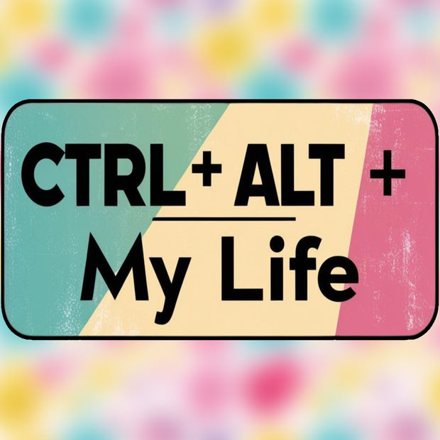 CTRL ALT My Life Sticker premium product image 1