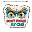 Don T Touch My Car Angry Eyes Sticker Waterproof Funny Car Warning Decal premium sticker product image 5