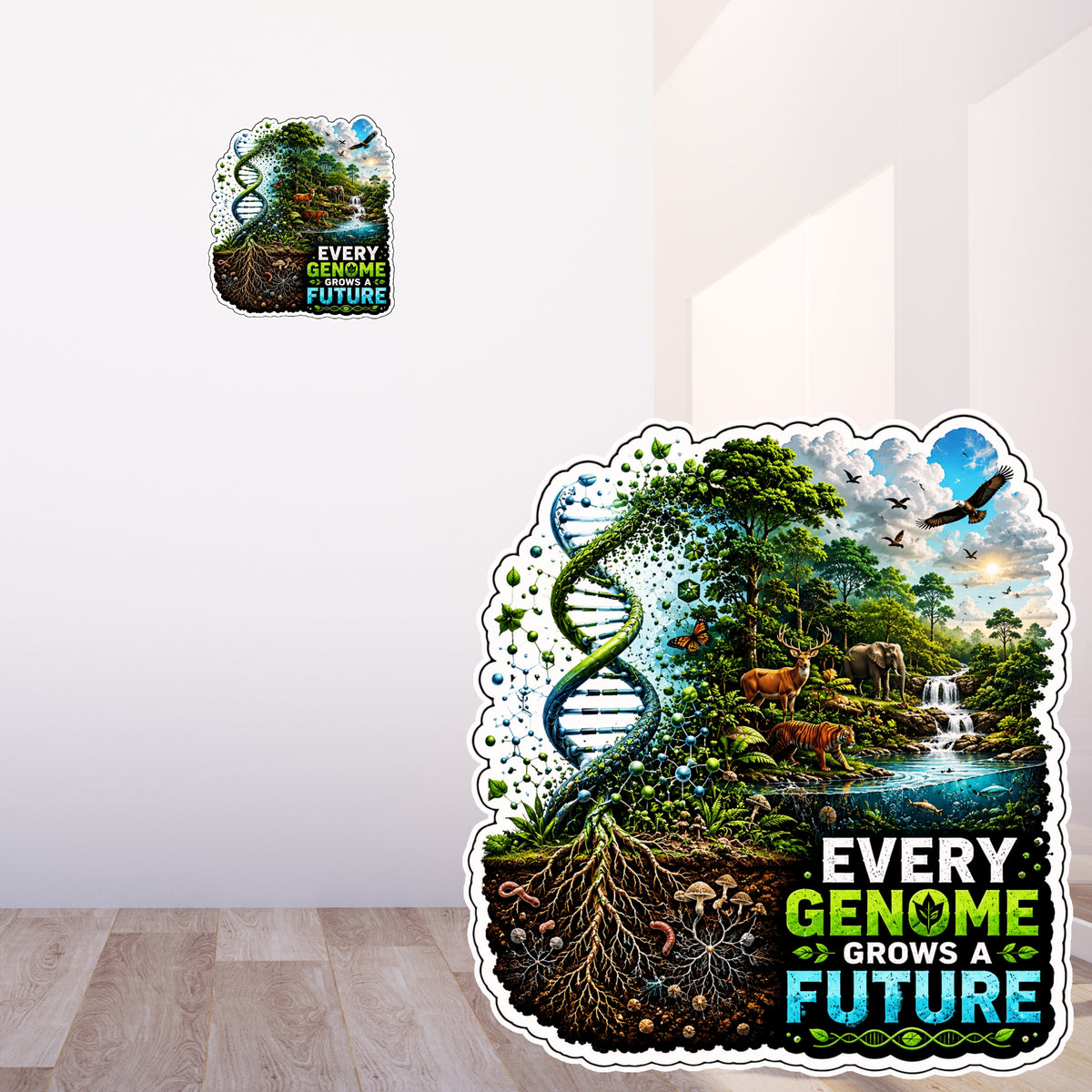 The Real Wealth Is Underground Sticker 18 18 Cm Soil Science Earth Layers Waterproof Matte Vinyl Stixy Copy premium vinyl sticker image 101