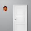 Traditional Nazar Battu Protection Sticker Applied Near Home Entrance Door by STIXY