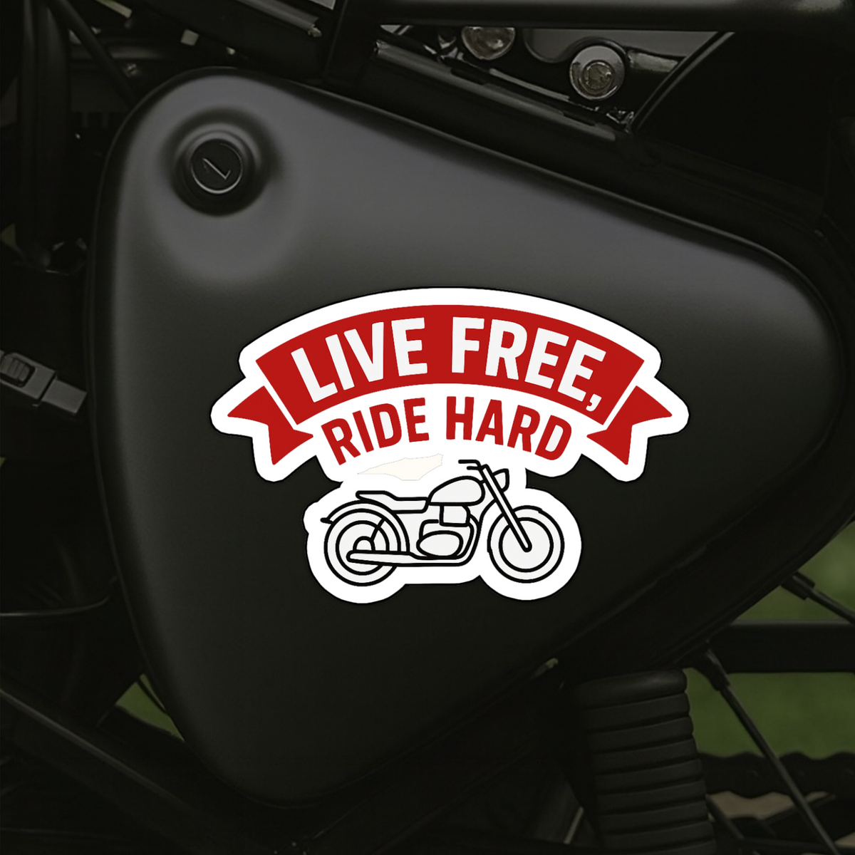 Made In India Ride With Pride Sticker Patriotic Bike Decal Copy premium sticker product image 5