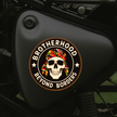 Brotherhood Beyond Borders Sticker Biker Skull Decal Copy premium sticker product image 8