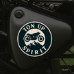Biker Brotherhood Sticker Skull And Piston Design Decal Copy premium sticker product image 6