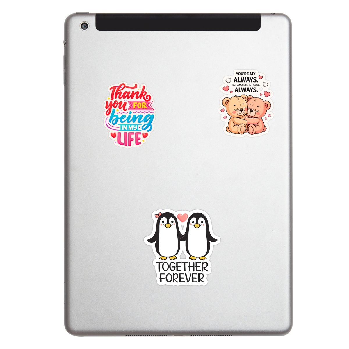 Romantic Love Sticker Set Of 3 Waterproof Matte Vinyl 7 11 Cm Copy high-quality product image angle 5
