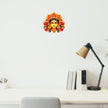 Maa Durga Divine Face Sticker Displayed on Home Wall for Traditional Indian Spiritual Decor by STIXY